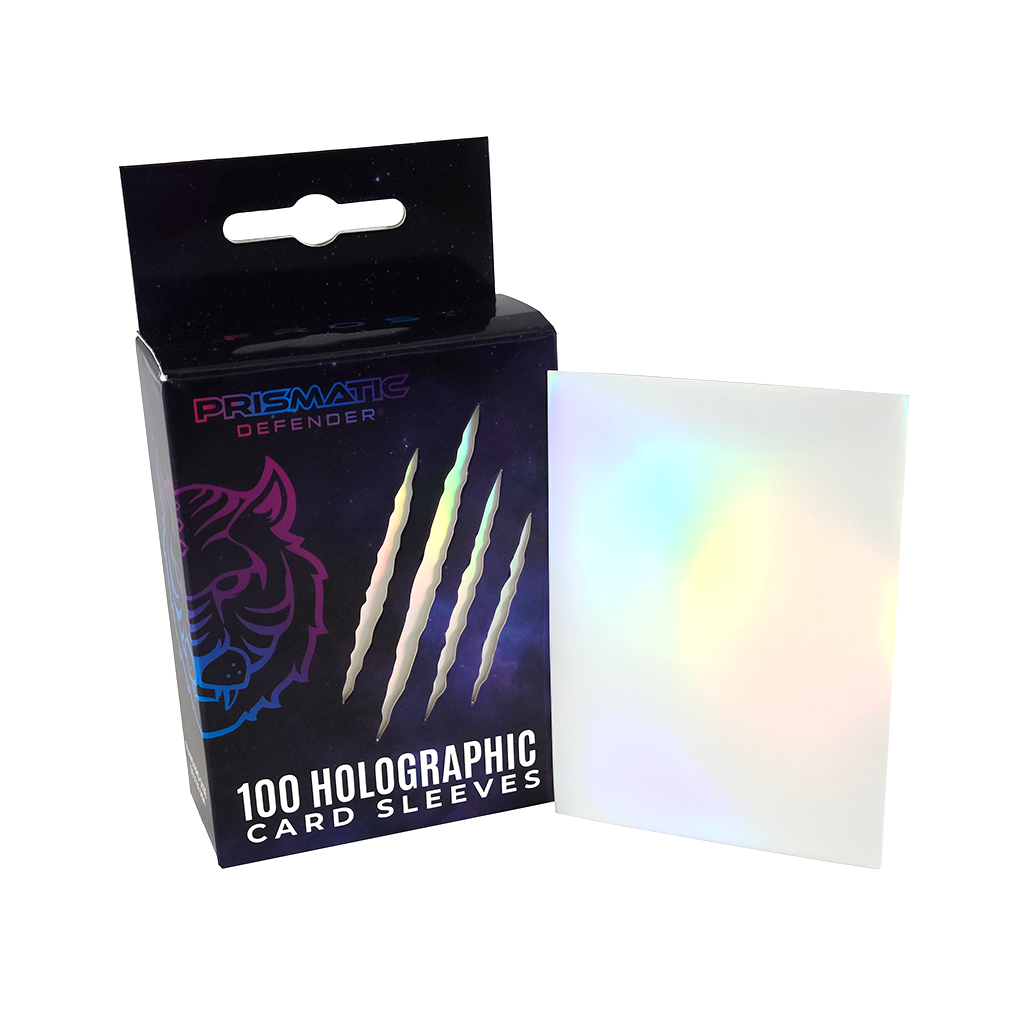 Prismatic Defender: Holographic Card Sleeves - Standard Size - 3 Foil Designs