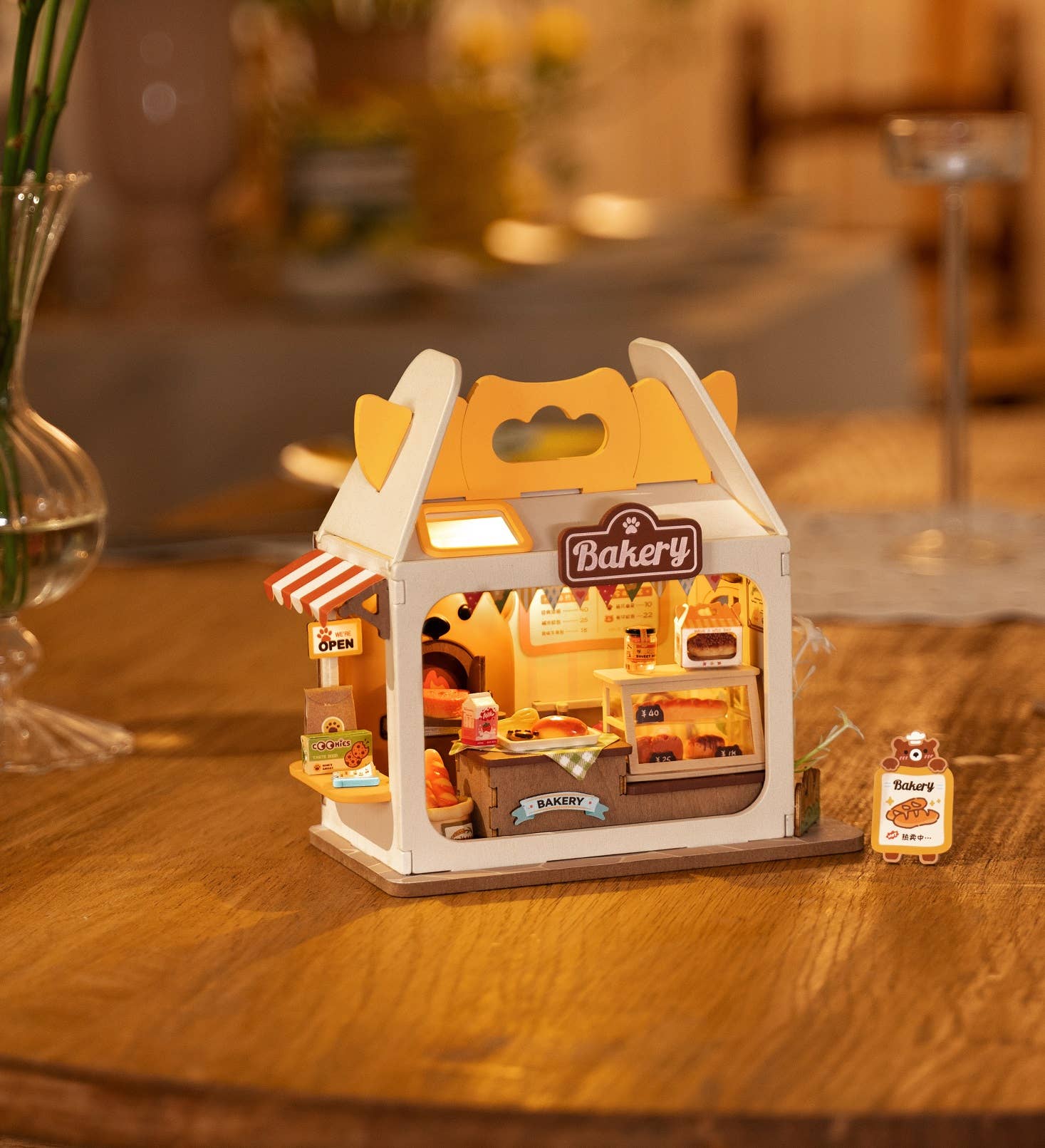 DS033 Panera de Teddy ROBOTIM Rolife Casa en miniatura DIY