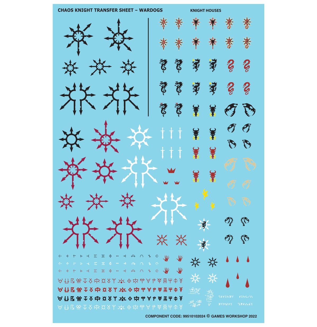 Lanza de manada de perros de los Caballeros del Caos de Warhammer 40000