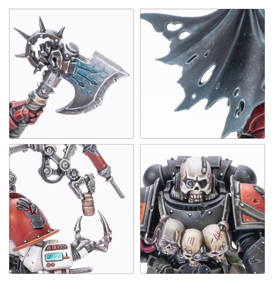 Warhammer 40000 Chaos Space Marines Huron Blackheart And The Masters Of The Maelstrom