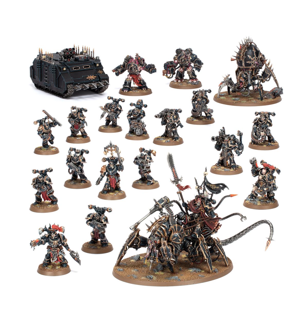 Warhammer 40000 Chaos Space Marines Battleforce Hellforged Warband