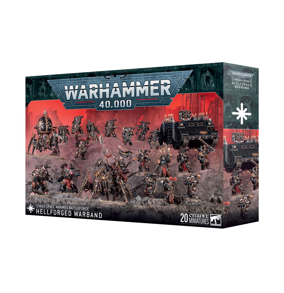 Warhammer 40000 Chaos Space Marines Battleforce Hellforged Warband