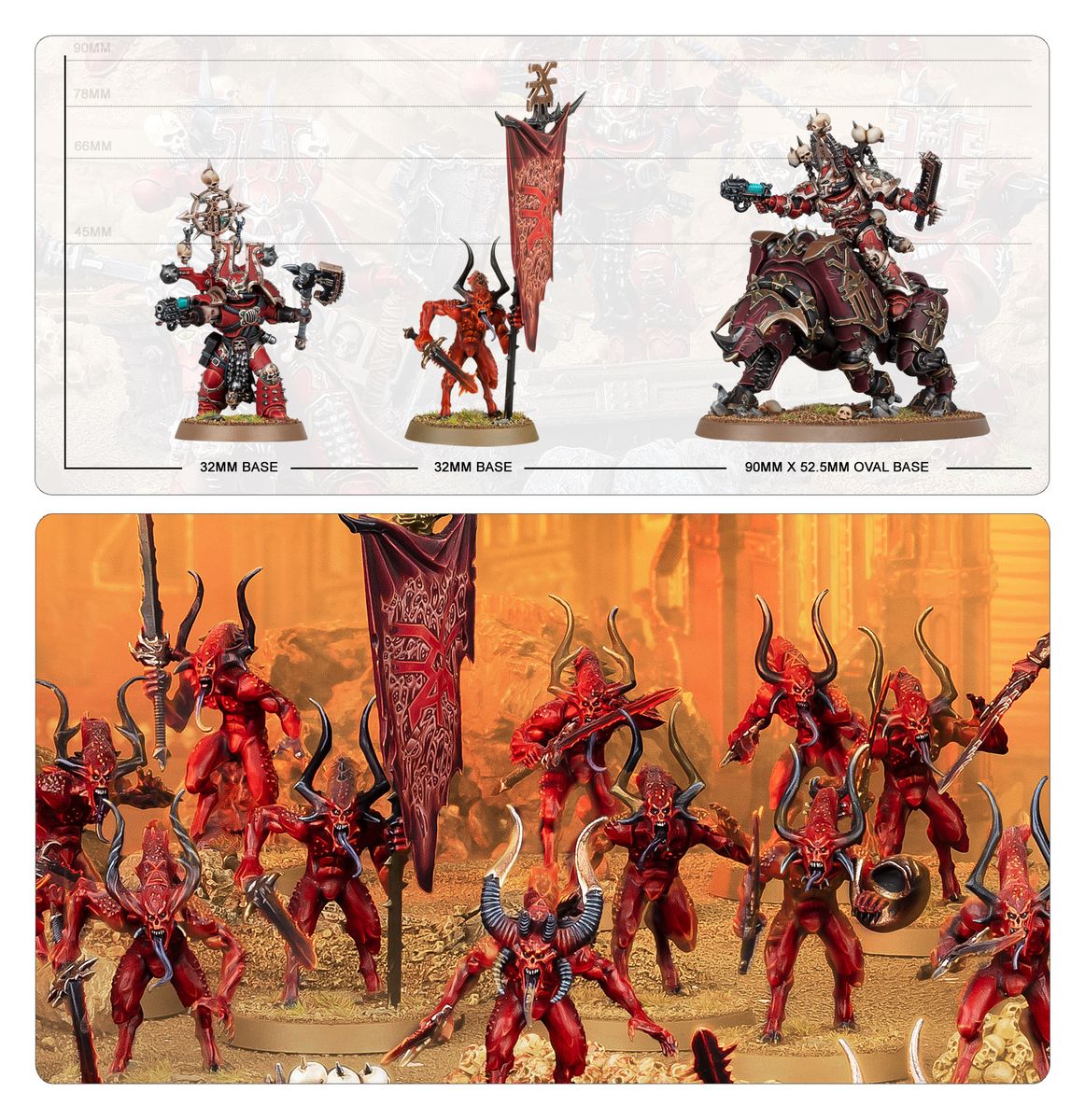 Warhammer 40000 World Eaters Battleforce Khorne Daemonkin