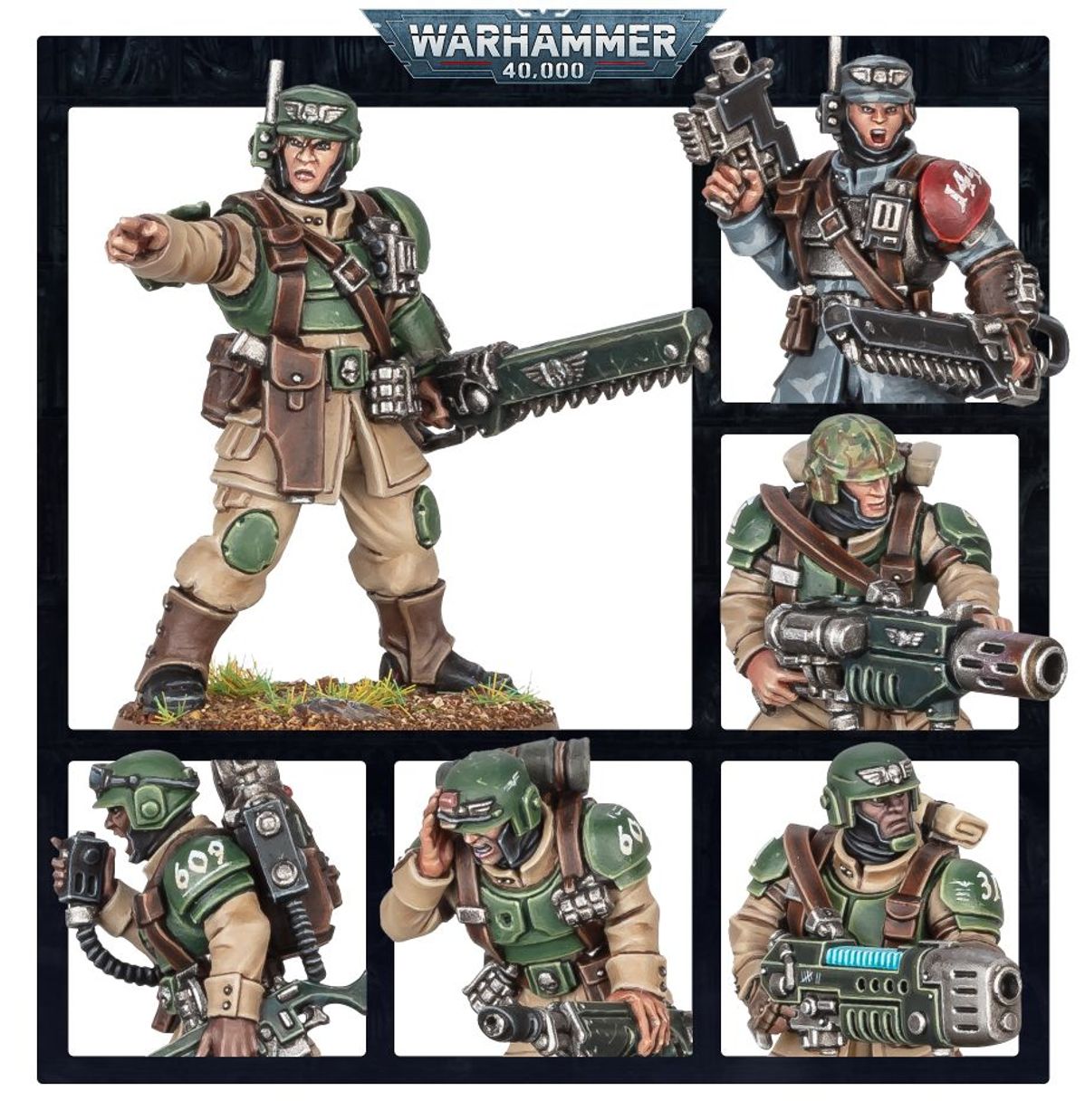 Warhammer 40K: Astra Militarum - Tropas de choque de Cadia