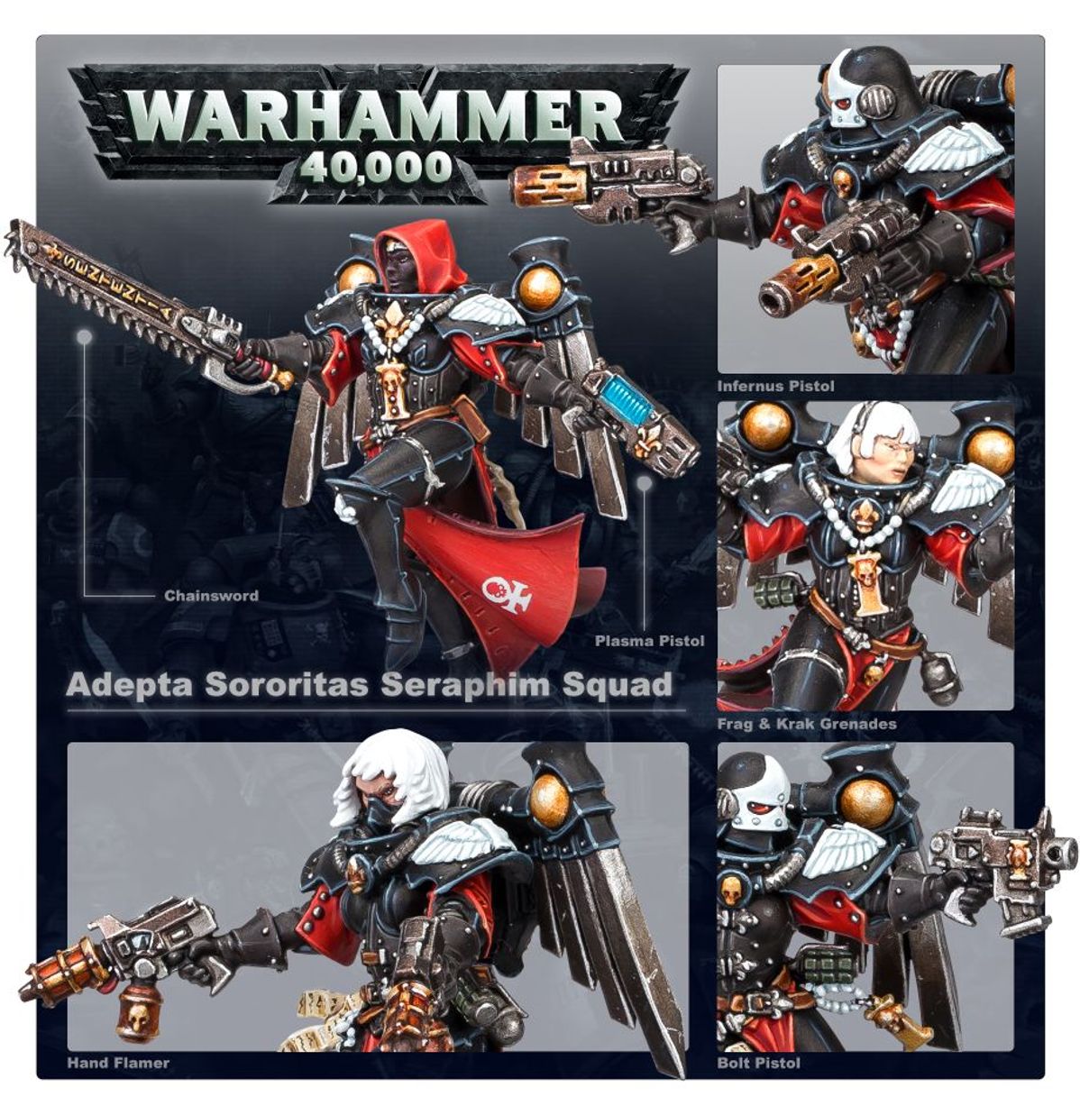 Warhammer 40000: Adepta Sororitas Seraphim Squad