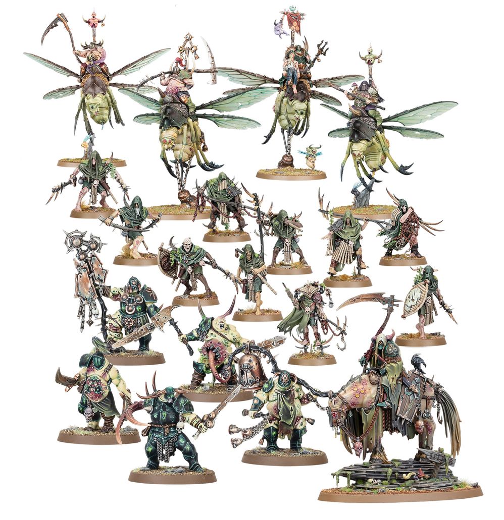Warhammer Age of Sigmar: Maggotkin de Nurgle Battleforce: Quiste de Shudderblight