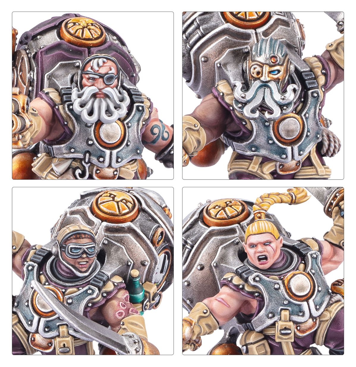 Tripulación del arpón Vongrim de los Señores Supremos de Kharadron de Warhammer Age of Sigmar