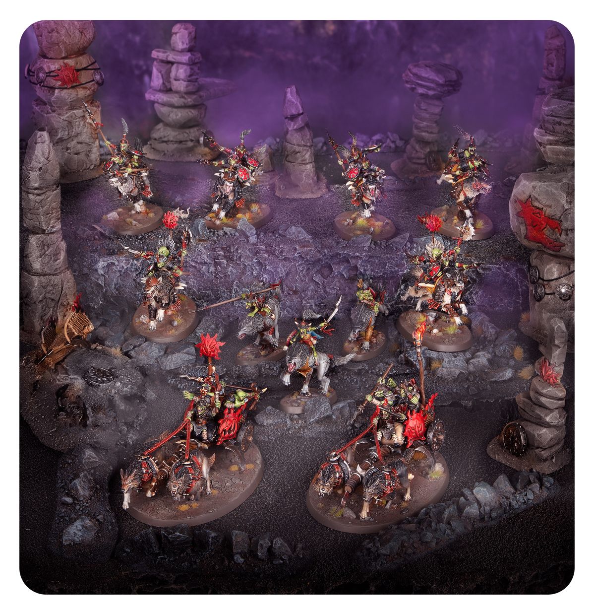 Warhammer Age of Sigmar Spearhead Snarlpack Huntaz