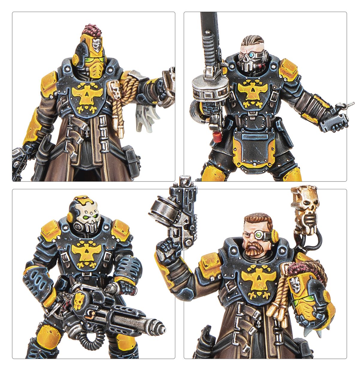 Necromunda Palanite Enforcer Captains & Sergeants
