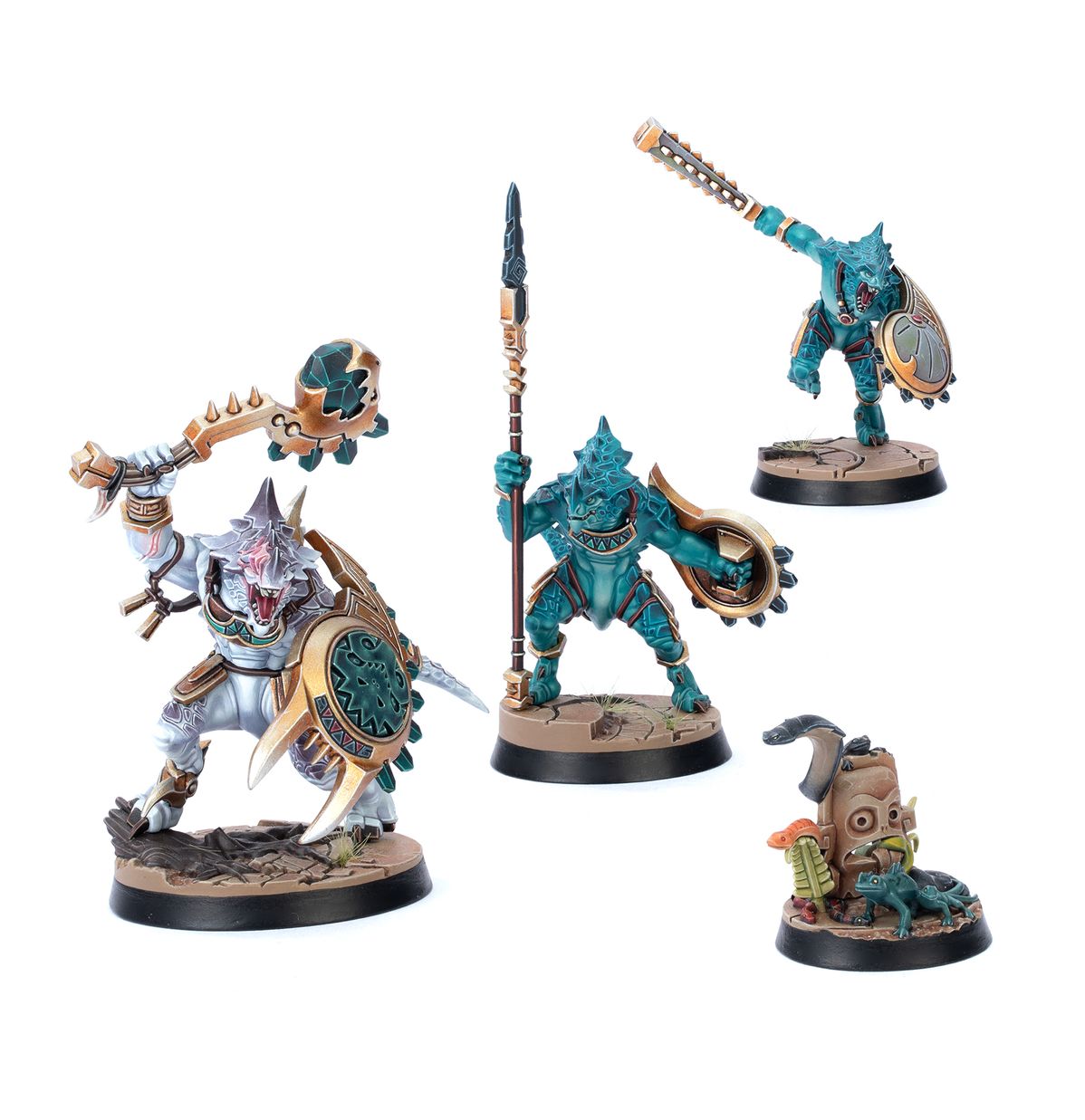 Warhammer Age of Sigmar: Seraphon Spearhead Merodeadores de Sangre Solar