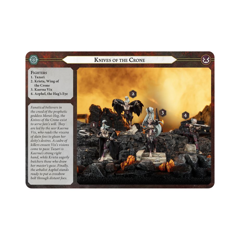 Cuchillos de la Bruja de Warhammer Underworlds