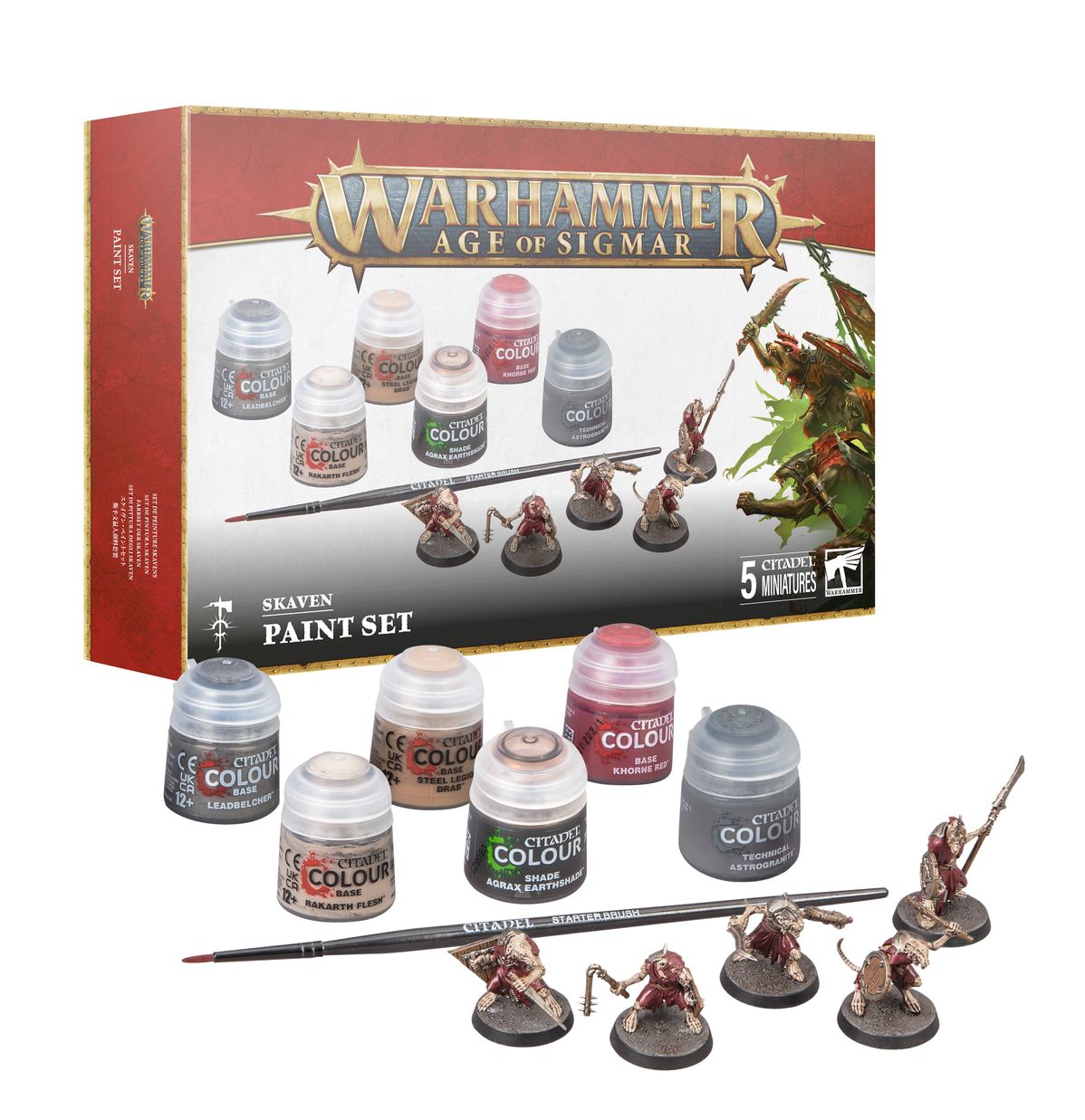 Set de pinturas Skaven de Warhammer Age of Sigmar