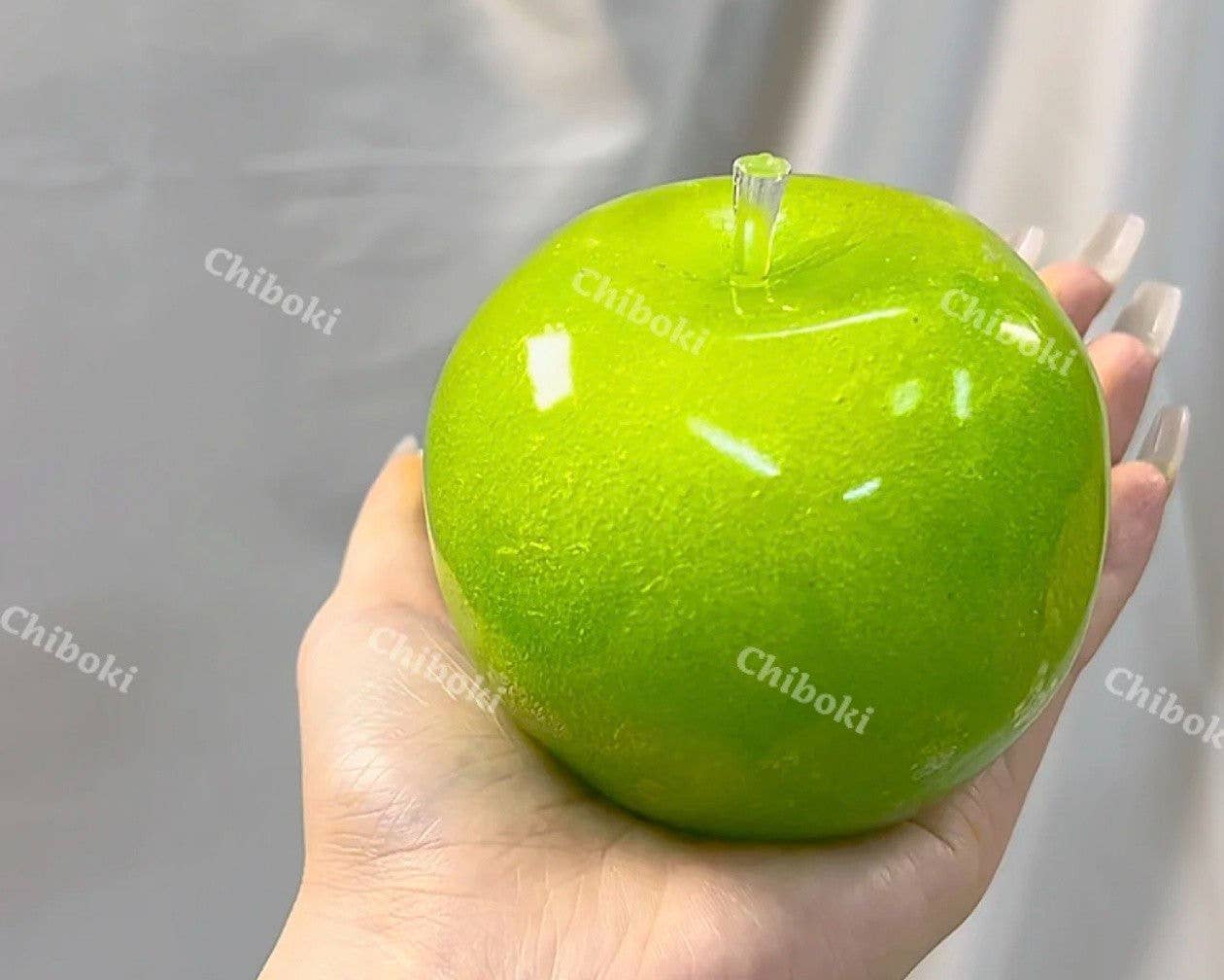 Frozen Green Apple Slush Stress Relief Ball ASMR Squeeze Toy Sensory Fidget Toy Cute Chiboki Studio