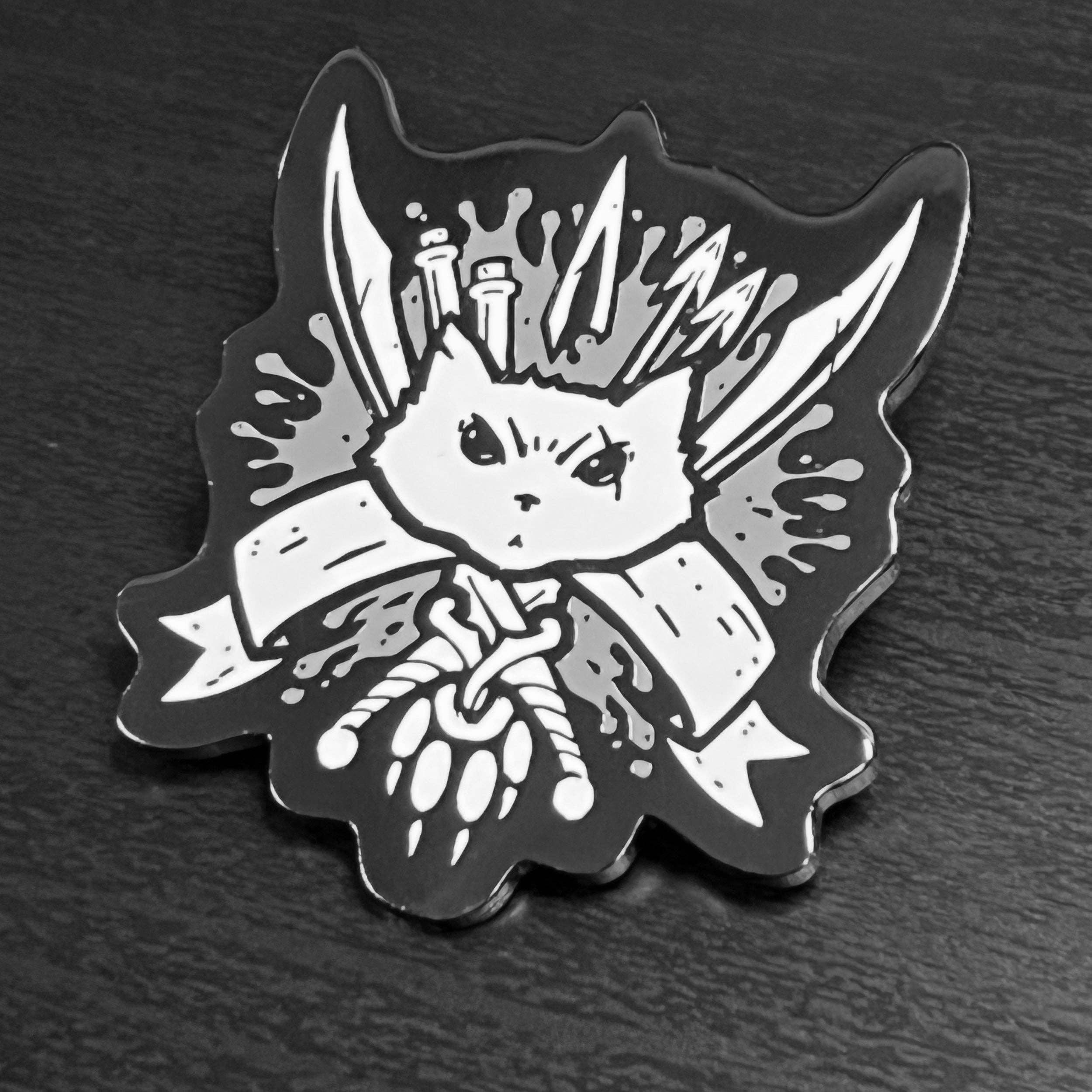 Pin de esmalte de cazador de sangre