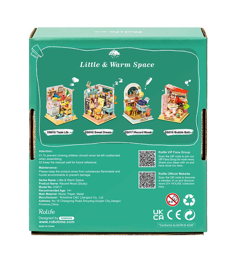 Robotime Rolife 3D DIY House Kits Kitchen Model DS017 Gift