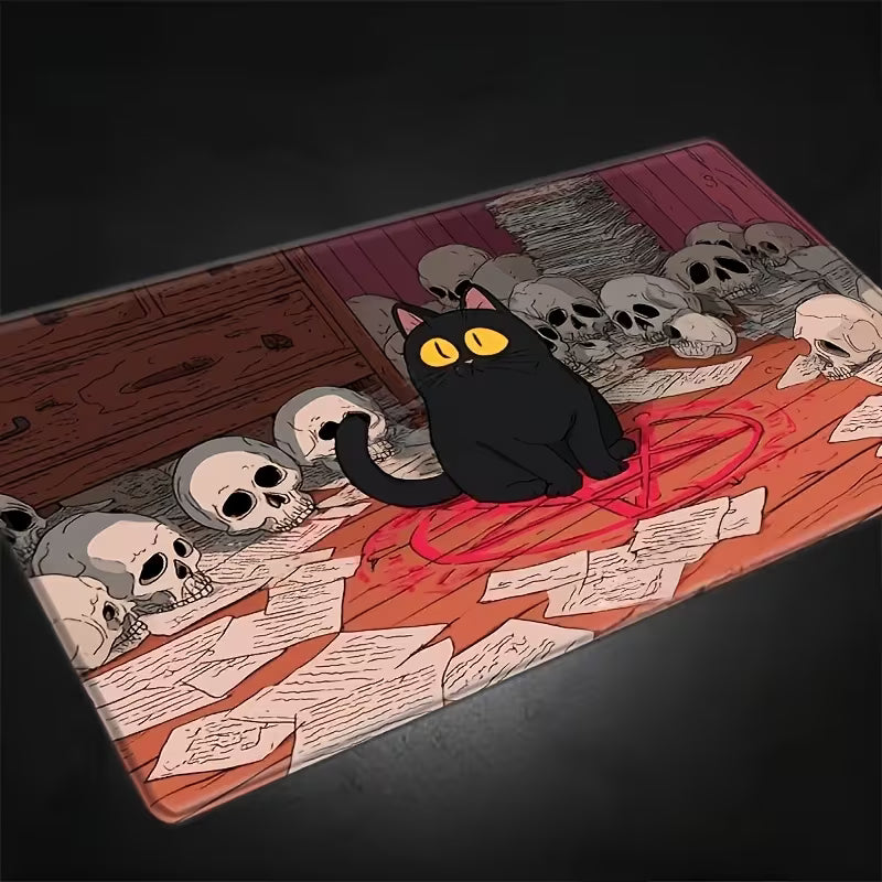 Playmat: Cat & Skulls
