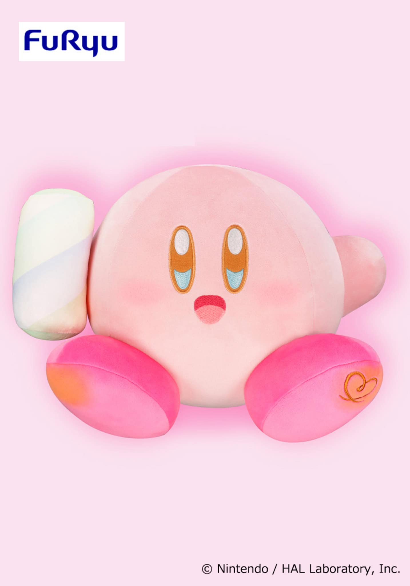 Kirby BIG Plush Toy 16.5" (Kirby with Marshmallow)