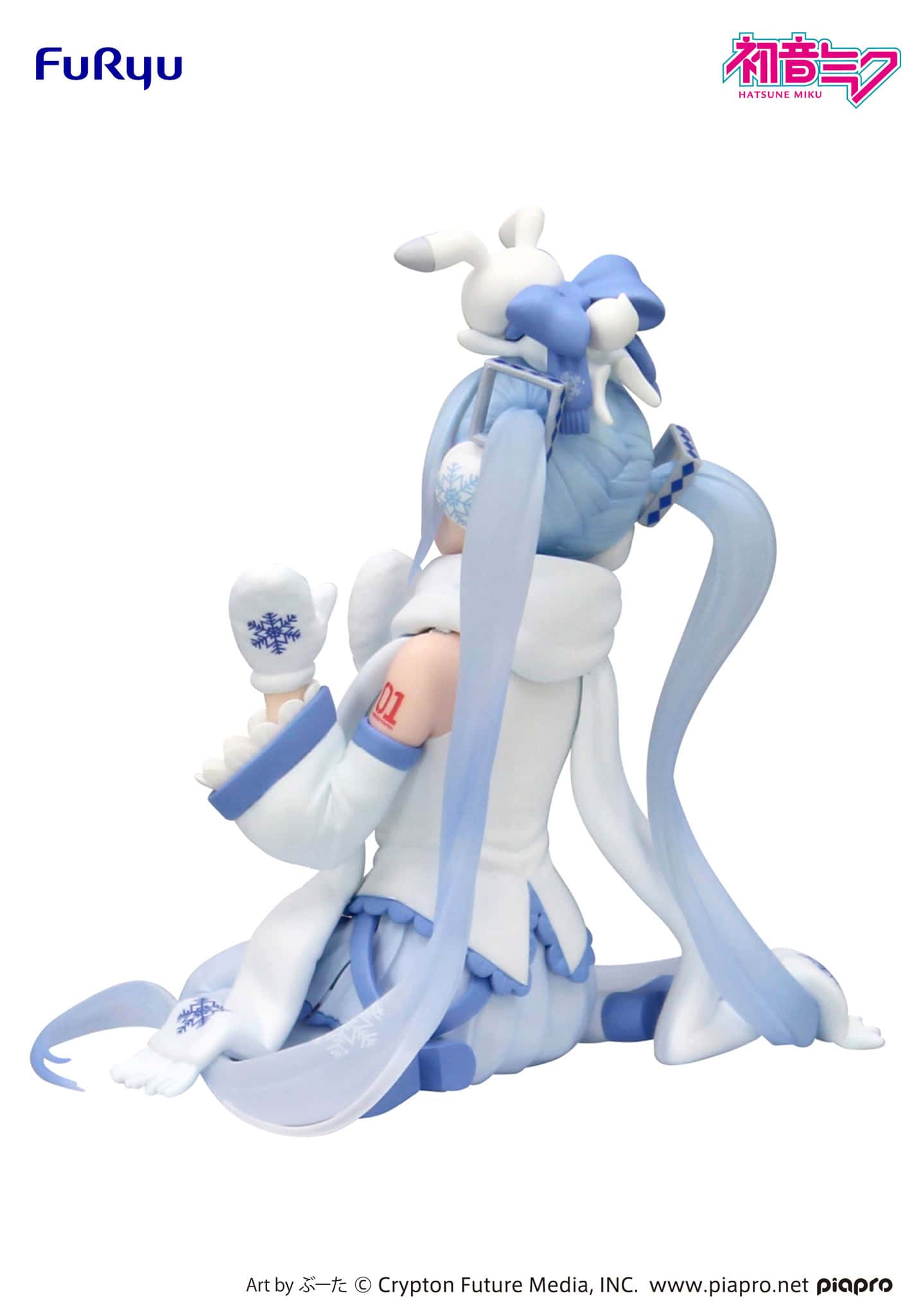 Hatsune Miku Noodle Stopper Figure -SNOW MIKU Sky Town 10th ver.-
