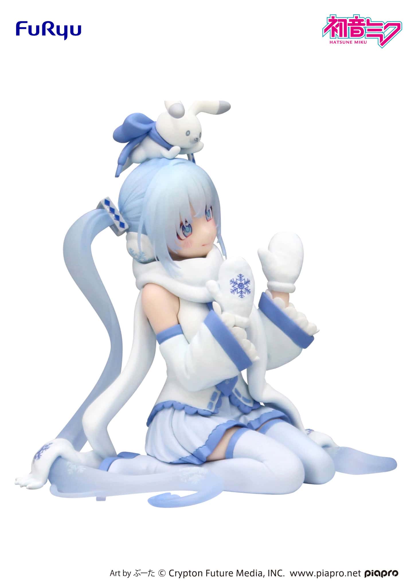 Hatsune Miku Noodle Stopper Figure -SNOW MIKU Sky Town 10th ver.-