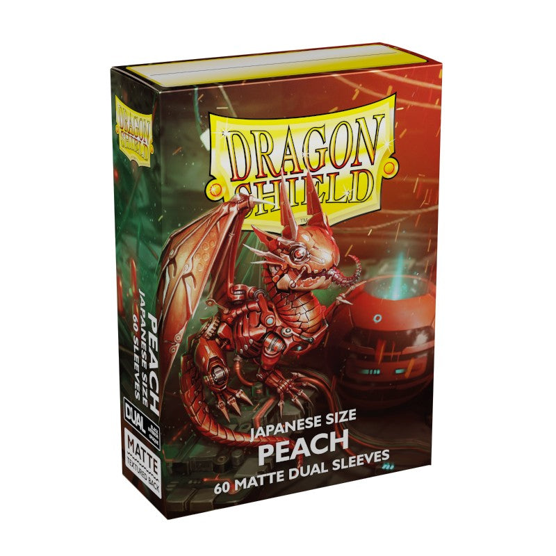 Dragon Shield | Japanese Size: Peach Matte Dual - Card Sleeves