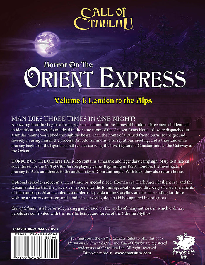 Call of Cthulhu: Horror on the Orient Express - 2 Volume Set