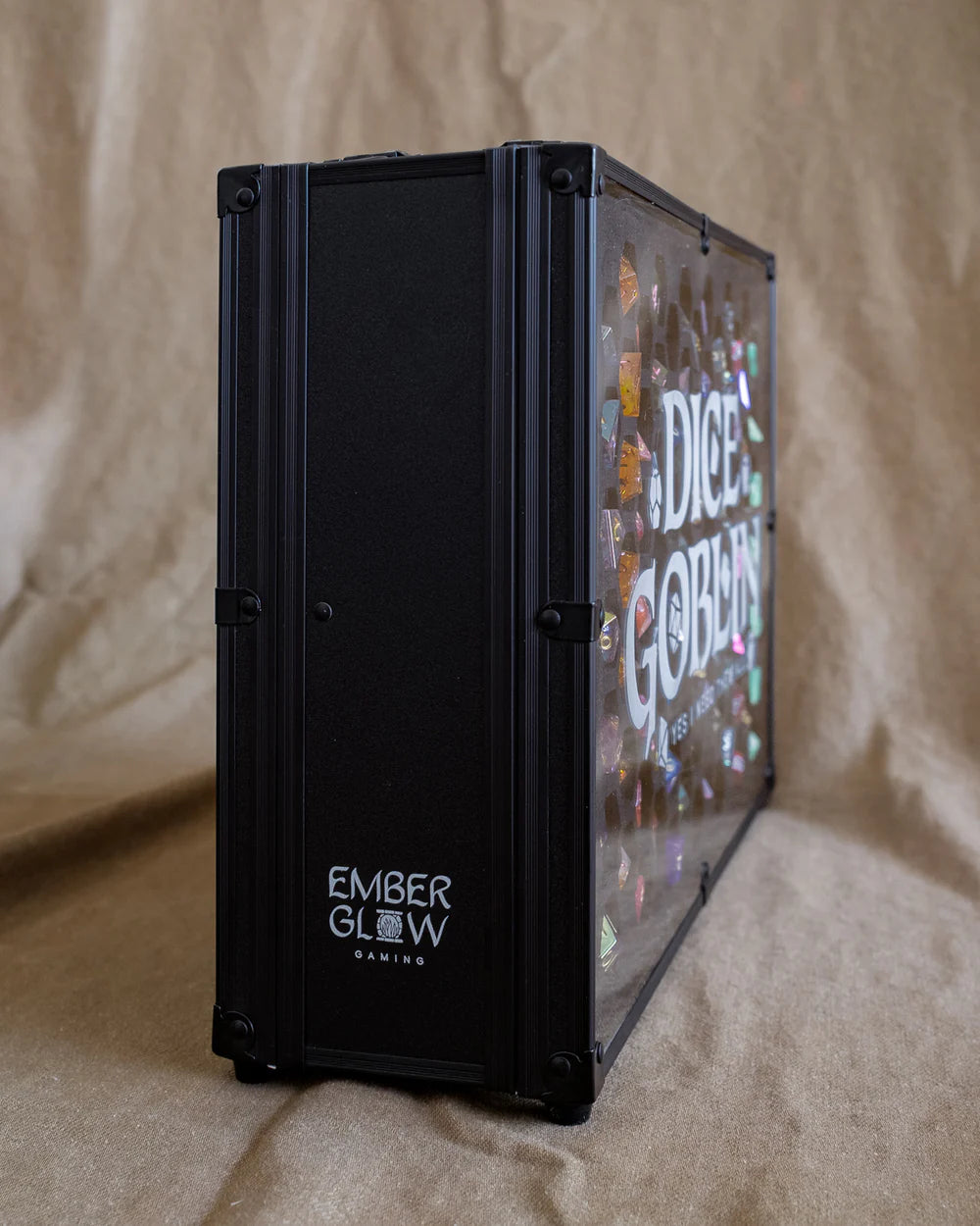 COLOSSAL En caso de que los dragones rompan el cristal | Capacidad para 66 juegos | Vitrina de plexiglás para dados