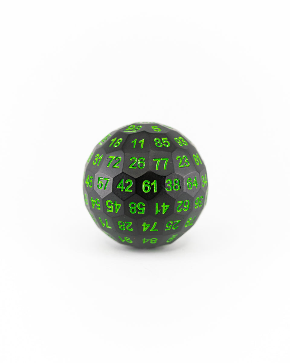 Reactor Core | Metal | Individual d100 Percentile Dice - Emberglow Gaming