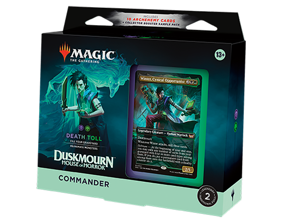 Magic The Gathering: Mazo de comandante de la Casa del Horror de Duskmourn