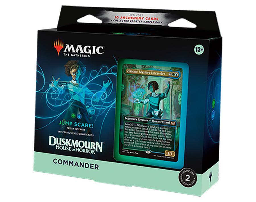 Magic The Gathering: Mazo de comandante de la Casa del Horror de Duskmourn