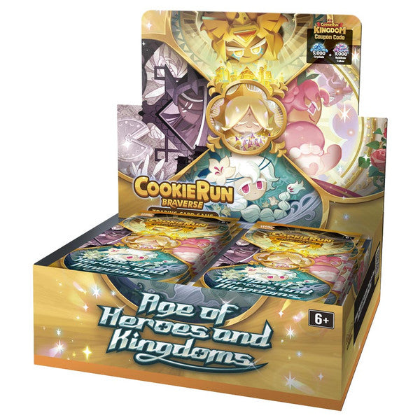 CookieRun TCG: Set 2: Age of Heroes and Kingdoms Booster Display