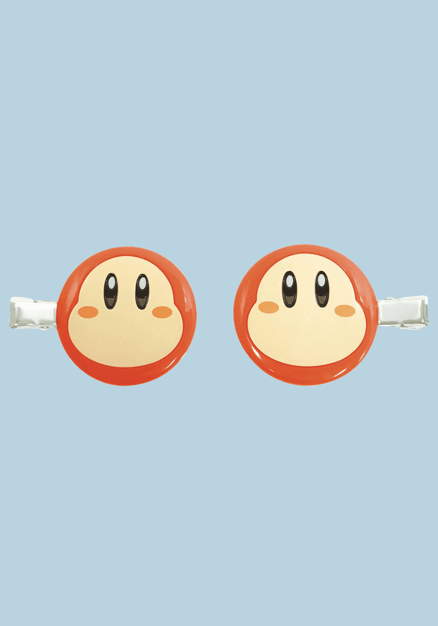 Kirby Hair Clip 2pcs Set (Waddle Dee)