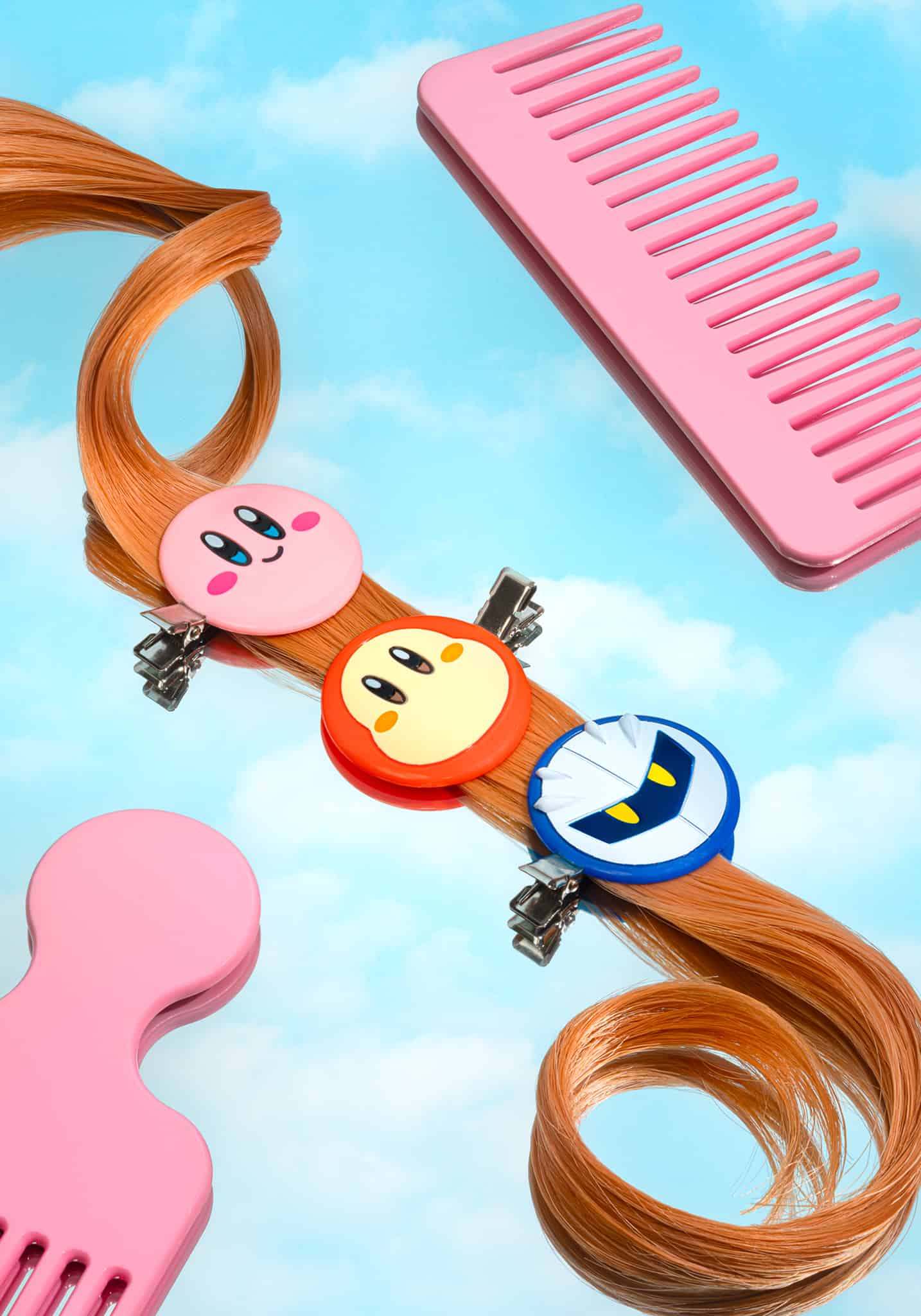 Kirby Hair Clip 2pcs Set (Waddle Dee)