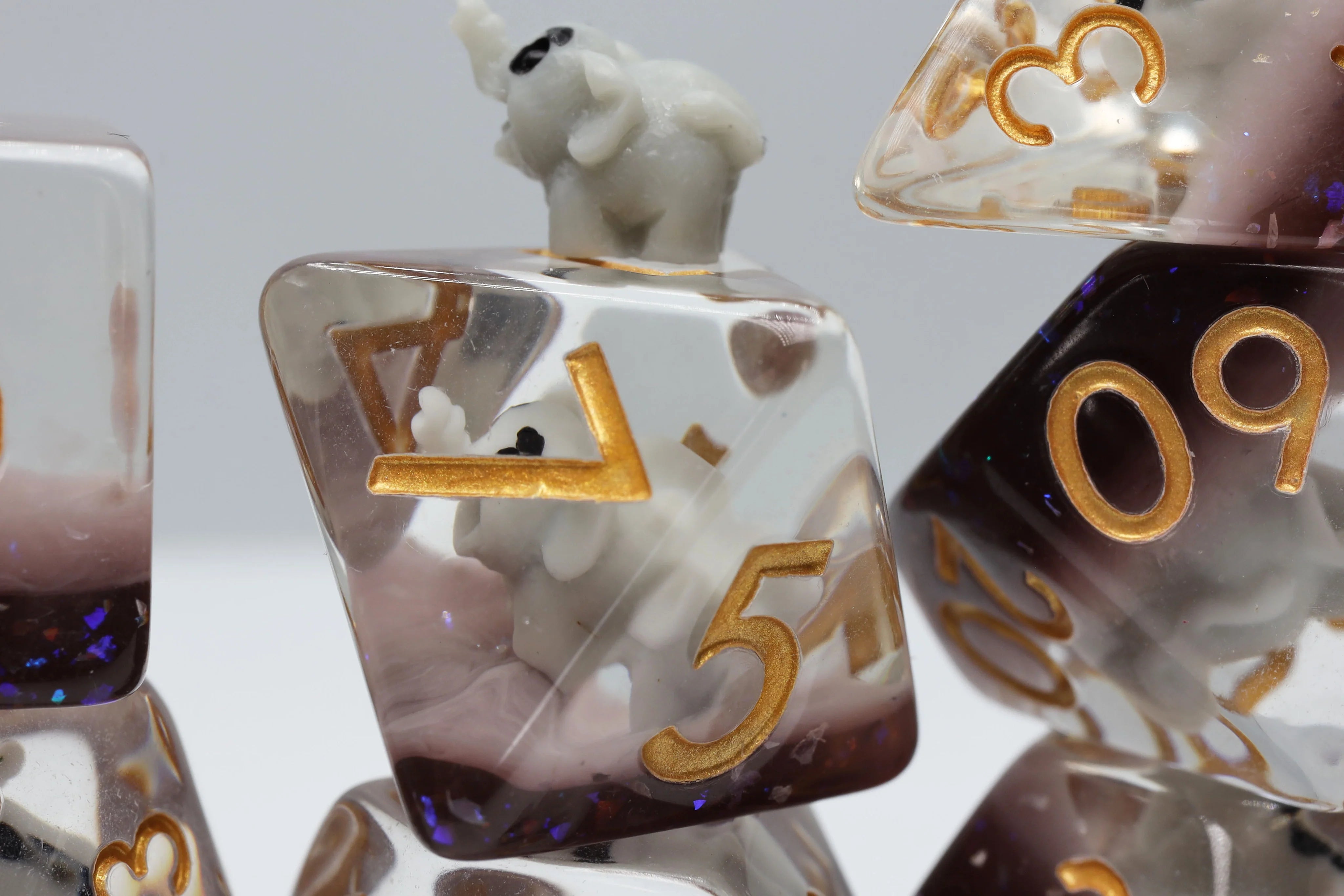 Elephant RPG Dice - 7 Set