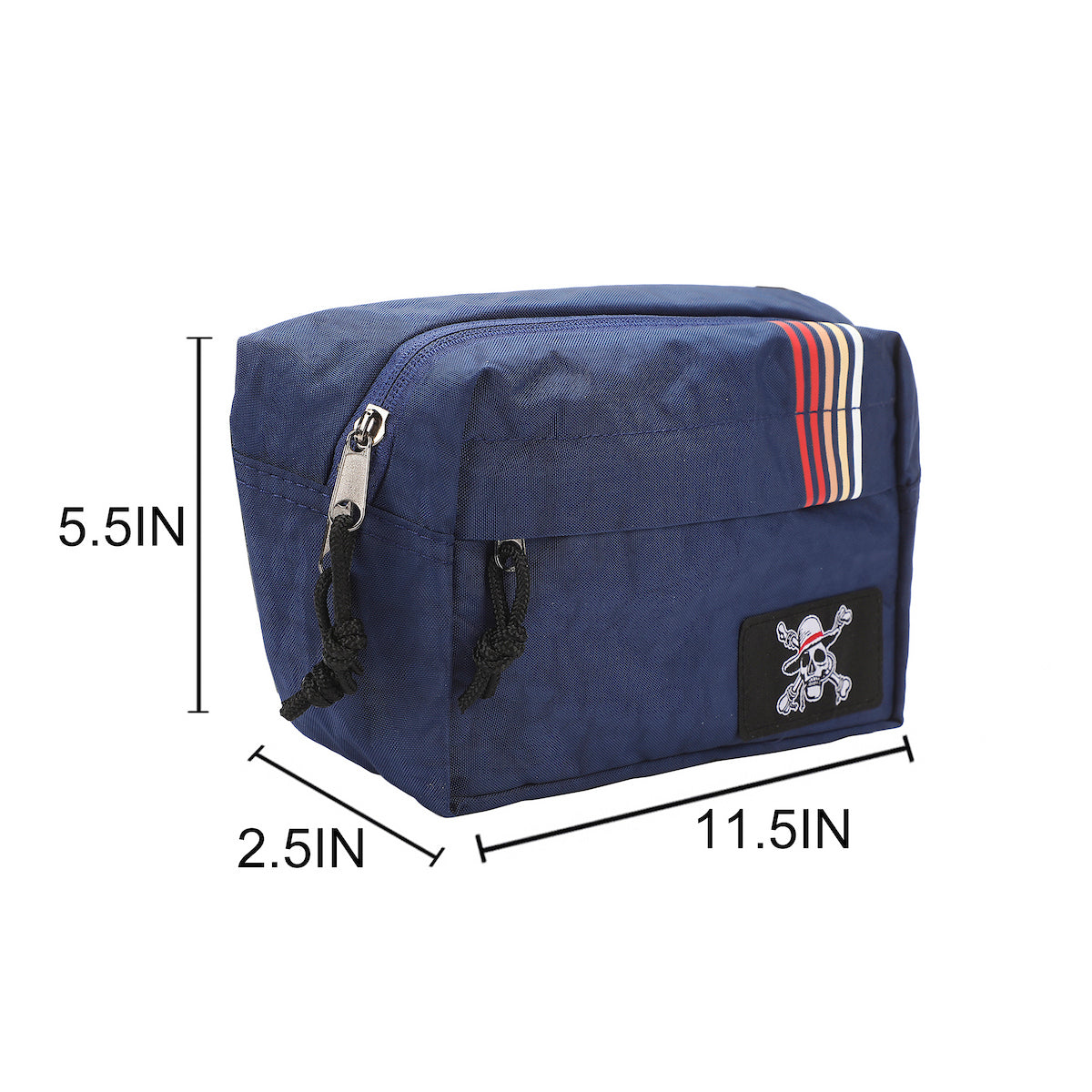 One Piece Live Action Straw Hat Pirates Logo 11.5" Navy Fanny Pack
