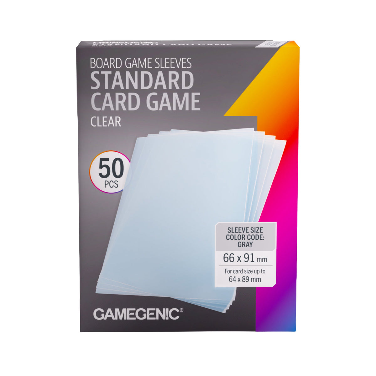 Board Game Sleeves Standard Card Game Clear - image 1