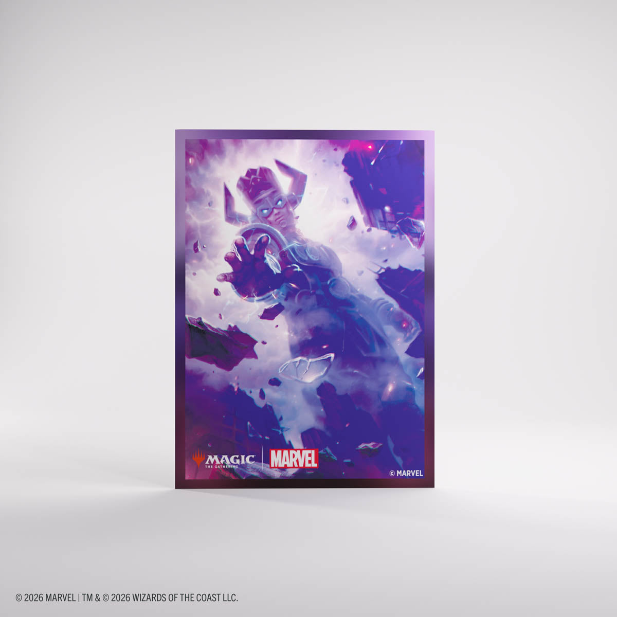 Gamegenic: Magic The Gathering: Msh Marvel Super Heroes: Premium Art Sleeves: Galactus Token image 2