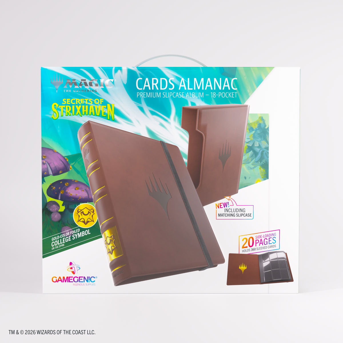 Gamegenic: Magic The Gathering: Secrets Of Strixhaven: Cards Almanac 18-Pocket: Faction Logo 3