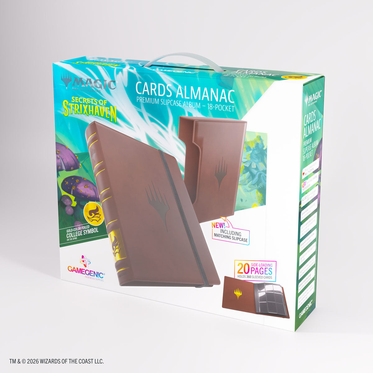 Gamegenic: Magic The Gathering: Secrets Of Strixhaven: Cards Almanac 18-Pocket: Faction Logo 2