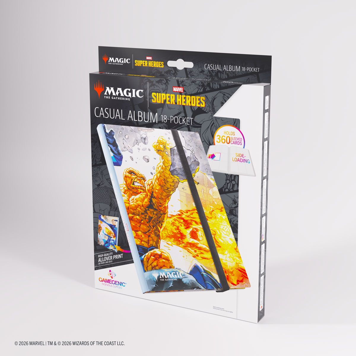 Gamegenic: Magic The Gathering: Msh Marvel Super Heroes: 18-Pocket Casual Album: The Fantastic Four image 4