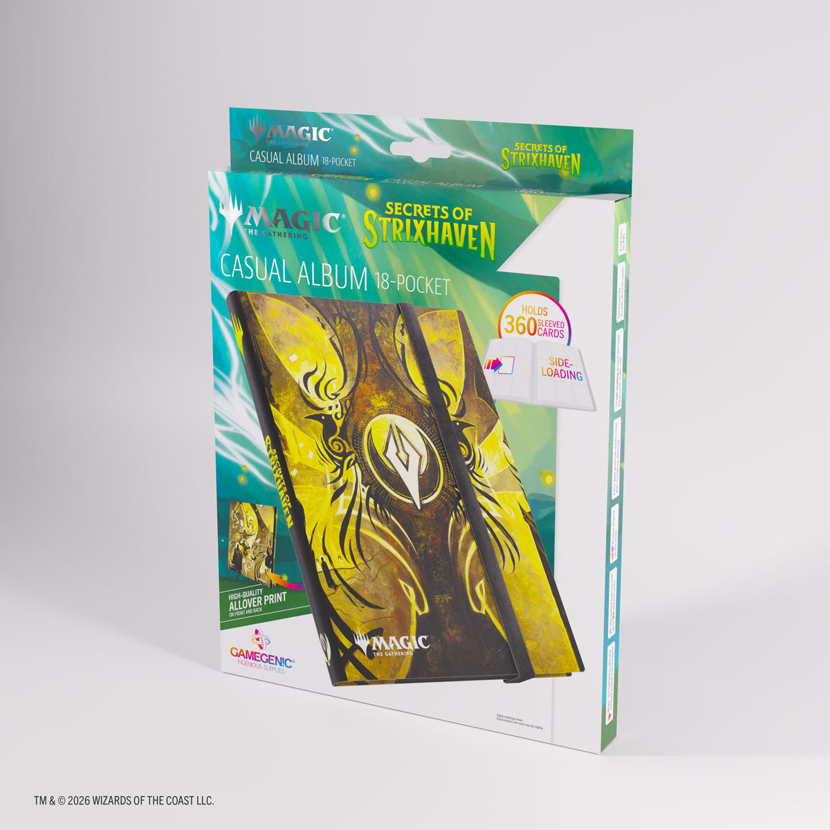 Gamegenic: Magic The Gathering: Secrets Of Strixhaven: Casual Album 18-Pocket: Faction 1