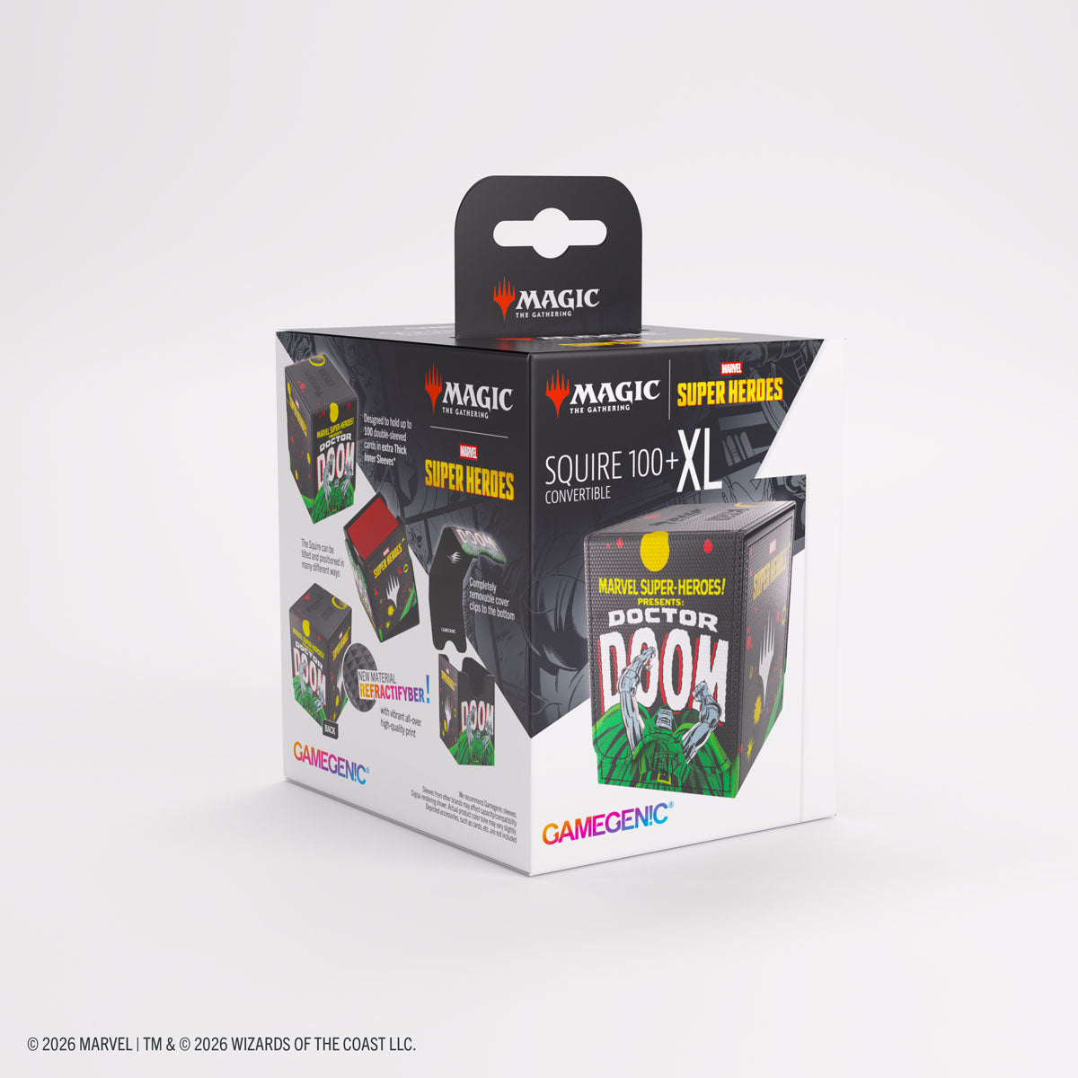 Gamegenic: Magic The Gathering: Msh Marvel Super Heroes: Squire 100 Xl: Doctor Doom And Spider-Man image 19