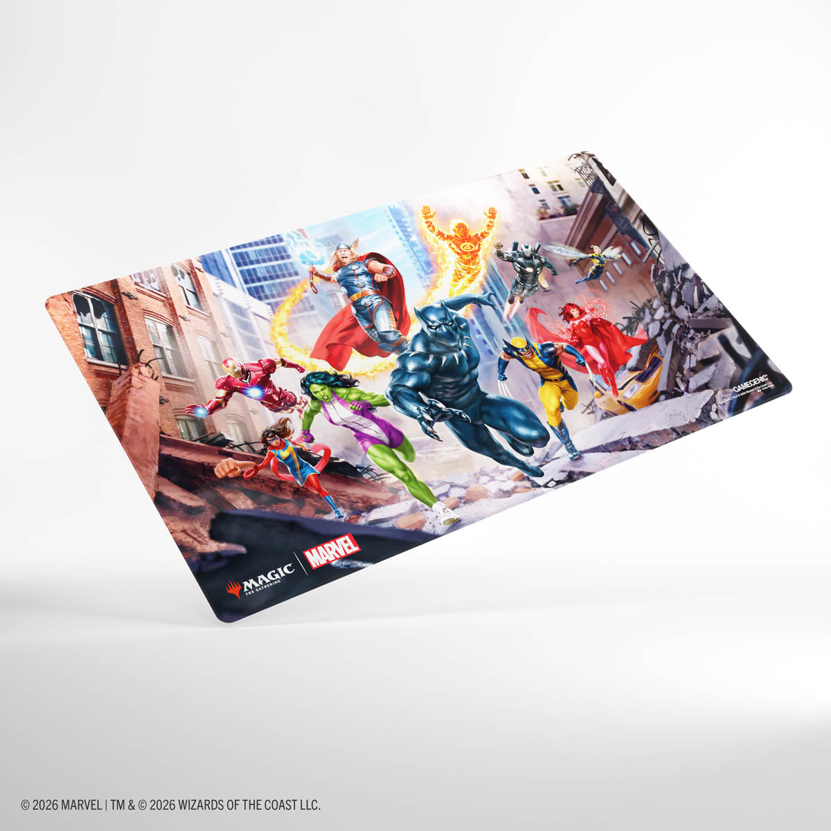 Gamegenic: Magic The Gathering: Msh Marvel Super Heroes: Shiny Playmat: Marvel Super Heroes image 2