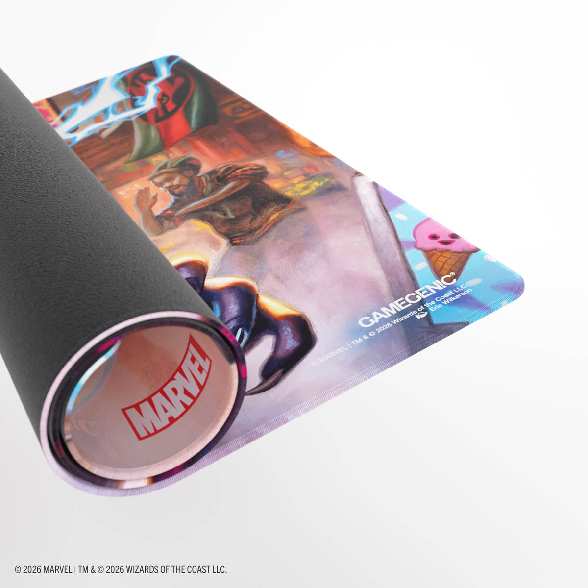 Gamegenic: Magic The Gathering: Msh Marvel Super Heroes: Shiny Playmat: Striking Black Panther image 5