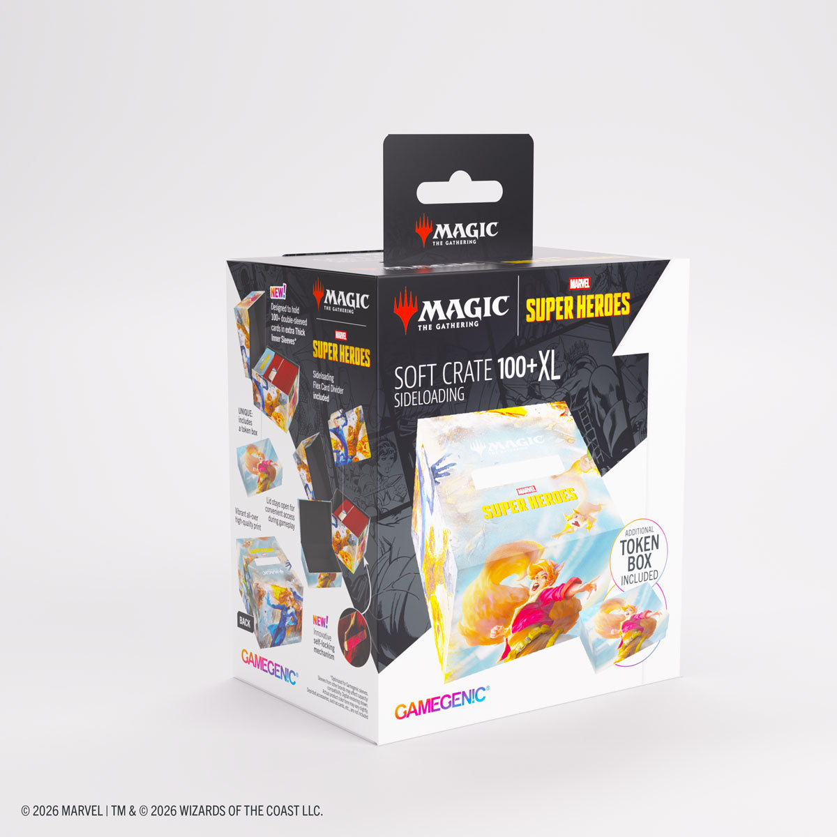 Gamegenic: Magic The Gathering: Msh Marvel Super Heroes: Soft Crate 100 Xl Sideloading: The Fantastic Four And Go Nuts!