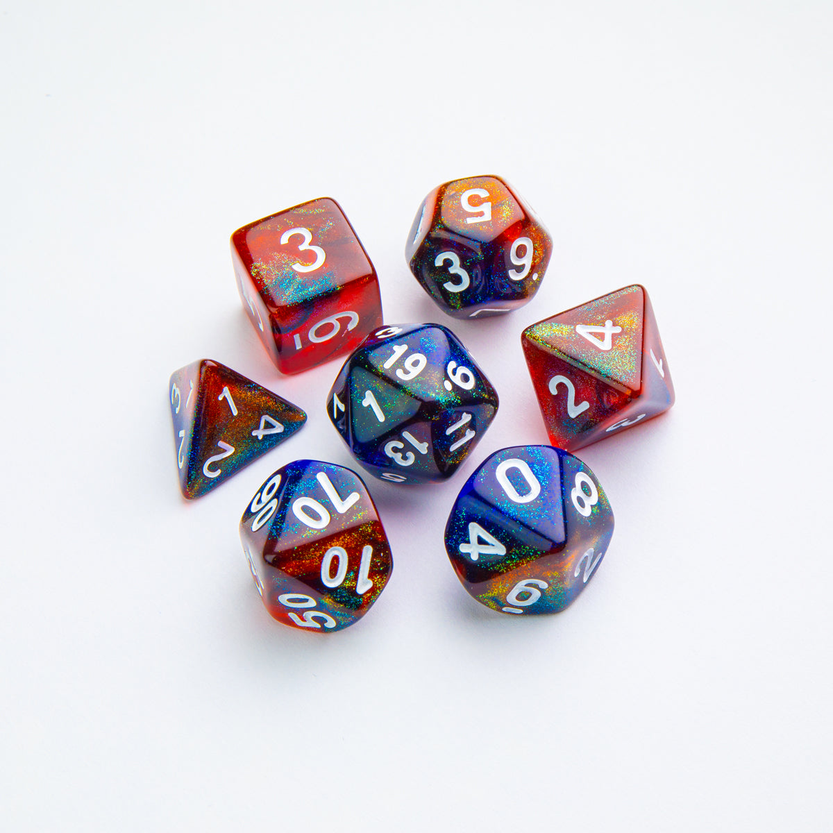 Dice: 7-Set: Galaxy Series: Mars