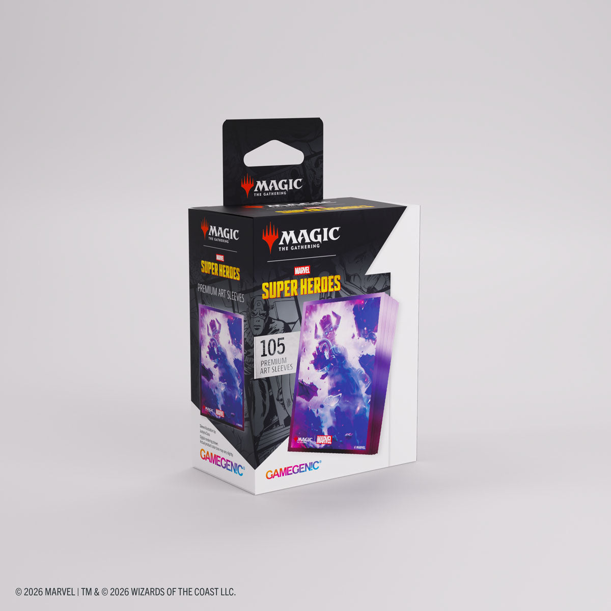 Gamegenic: Magic The Gathering: Msh Marvel Super Heroes: Premium Art Sleeves: Galactus Token image 6