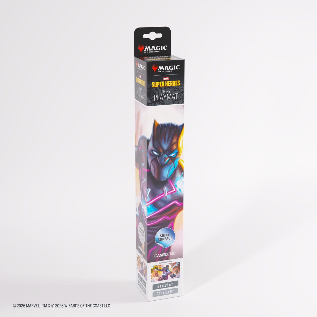 Gamegenic: Magic The Gathering: Msh Marvel Super Heroes: Shiny Playmat: Striking Black Panther image 8