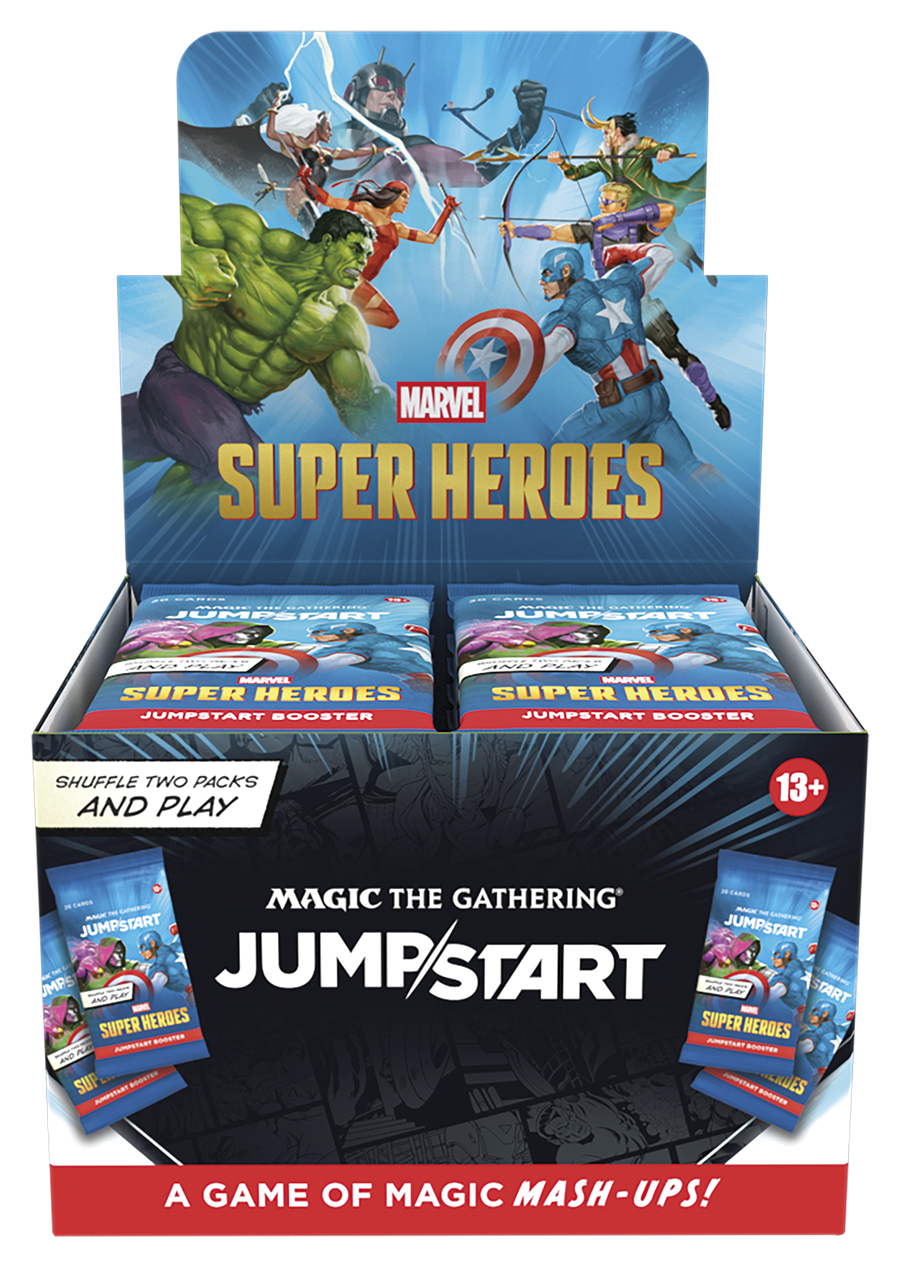 Magic The Gathering: Msh Marvel Super Heroes Jumpstart Booster Box (24CT)