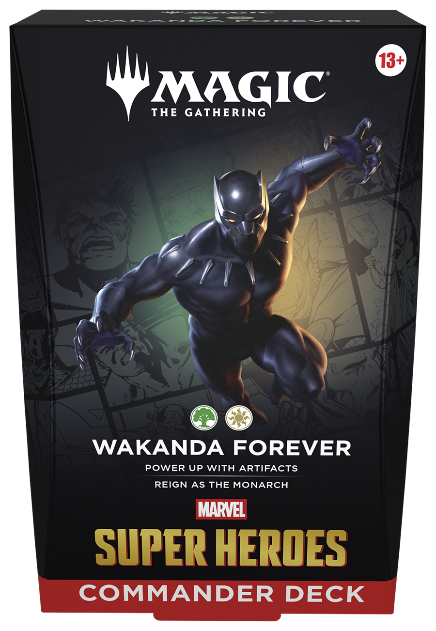 Magic The Gathering: Msh Marvel Super Heroes Commander Deck - Wakanda Forever