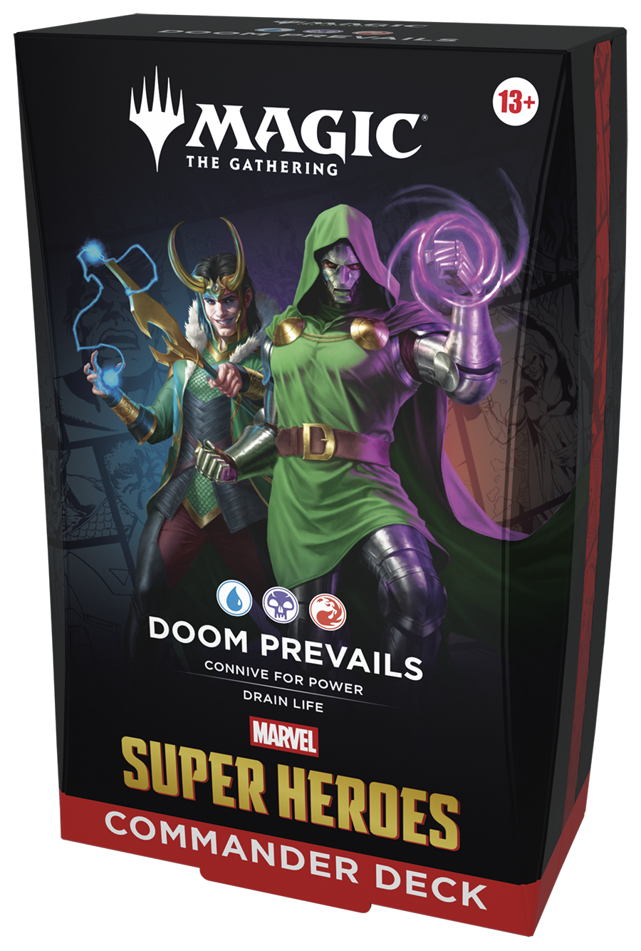 Magic The Gathering: Msh Marvel Super Heroes Commander Deck - Doom Prevails